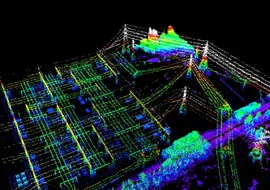 Nube de puntos LiDAR clasificada
